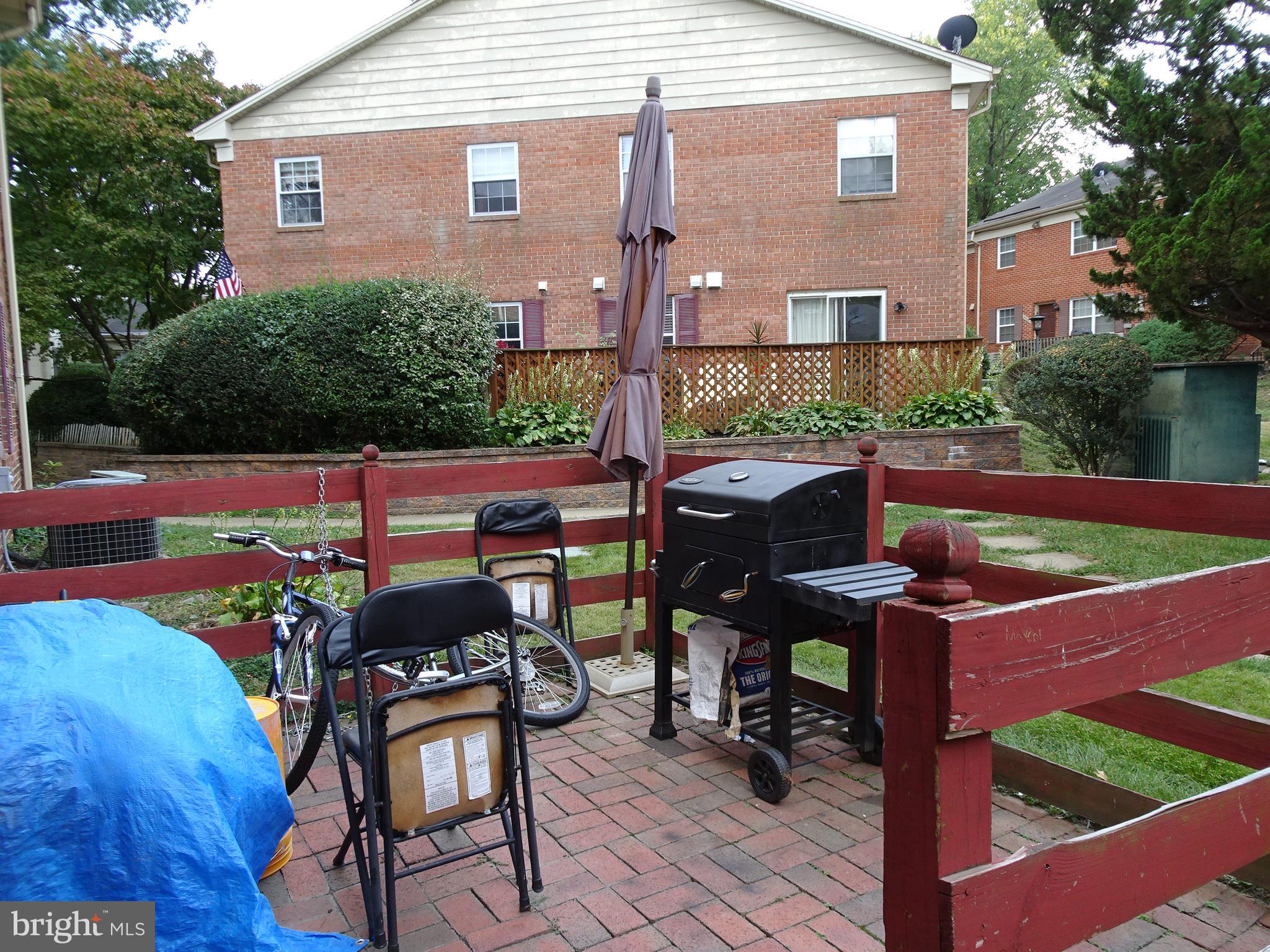 9746 Hagel Circle, Unit E Lorton, VA 22079 - Photo 2 of 18 Patio area for grilling and entertaining
