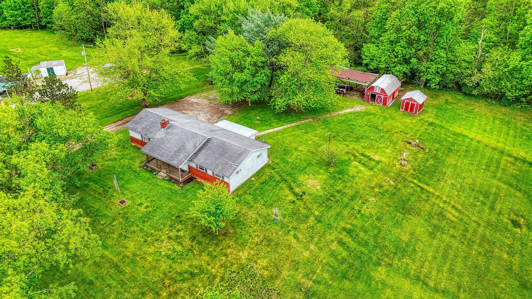 627 Russ Road Jackson, OH 45640 - Photo 4 of 41 4. Aerial View (8)