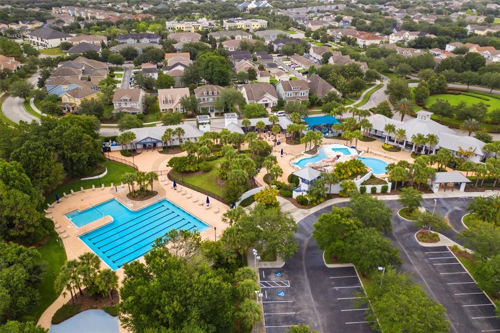 6057 Sandhill Ridge Drive Lithia, FL 33547 - Photo 73 of 83 an aerial view of residential houses with outdoor space