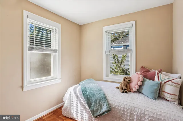 a view of hallway with window and hallway