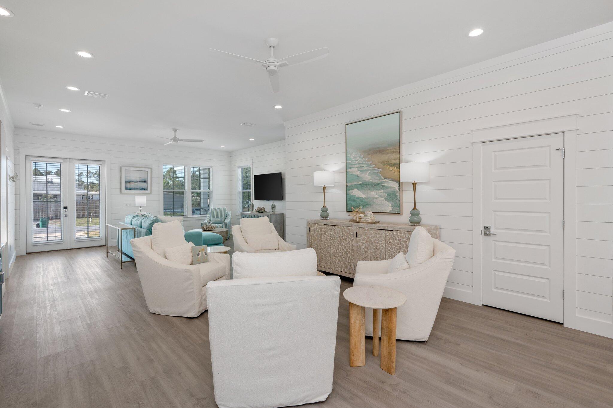 36 North Gulf Drive Santa Rosa Beach, FL 32459 - Photo 16 of 96 a living room with furniture and wooden floor
