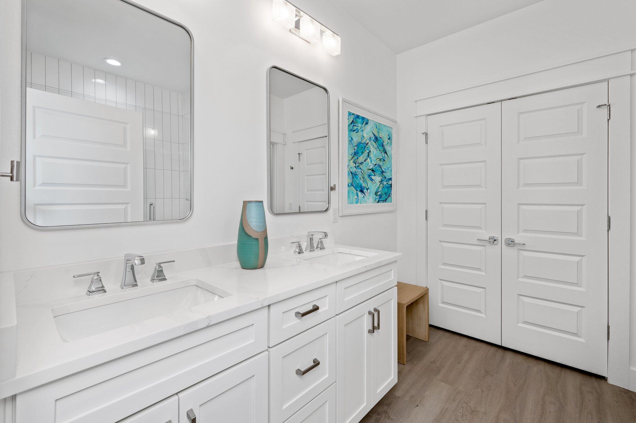 36 North Gulf Drive Santa Rosa Beach, FL 32459 - Photo 58 of 96 a bathroom with a sink and a mirror