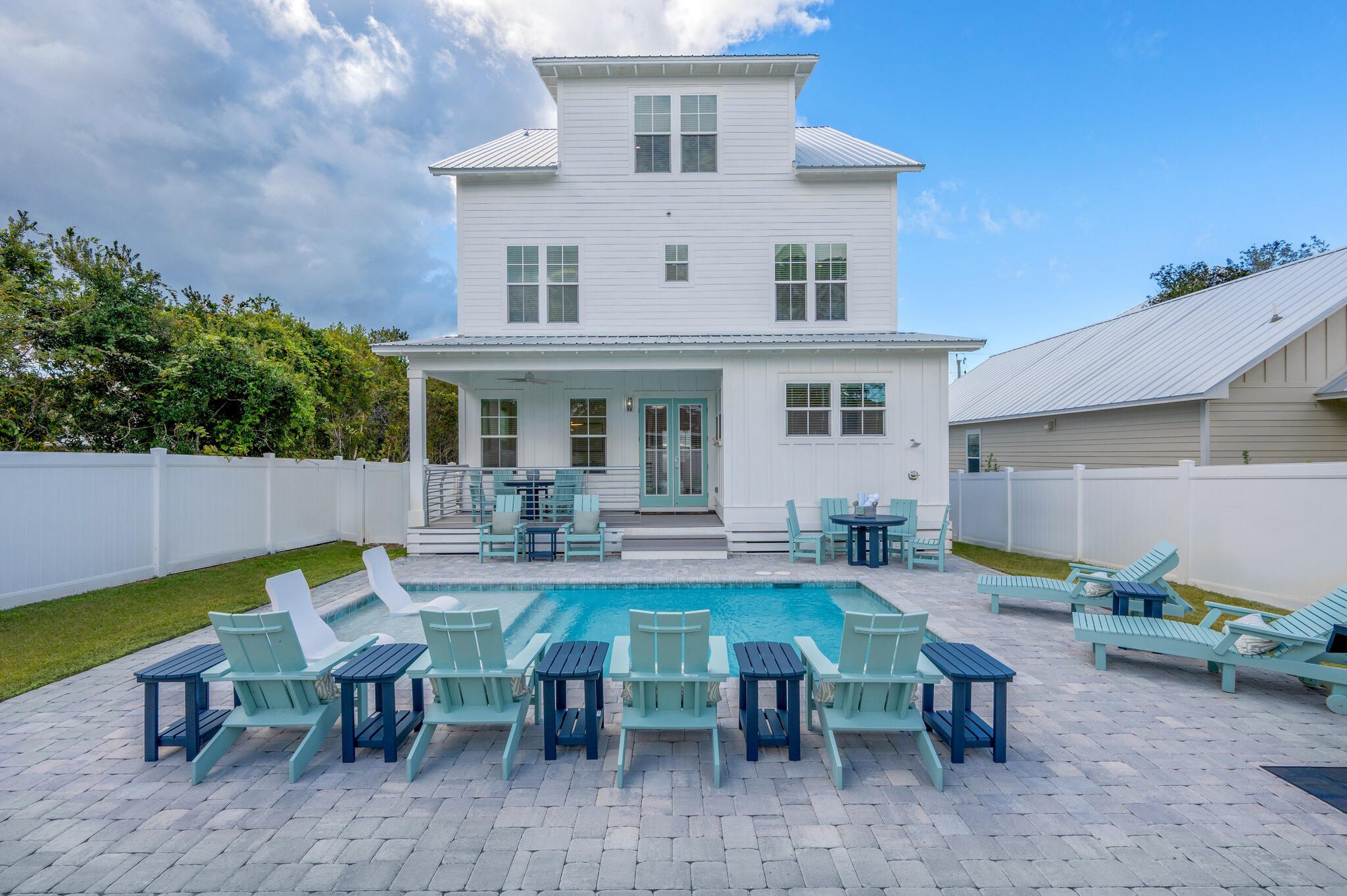 36 North Gulf Drive Santa Rosa Beach, FL 32459 - Photo 7 of 96 a view of a house with backyard and sitting area