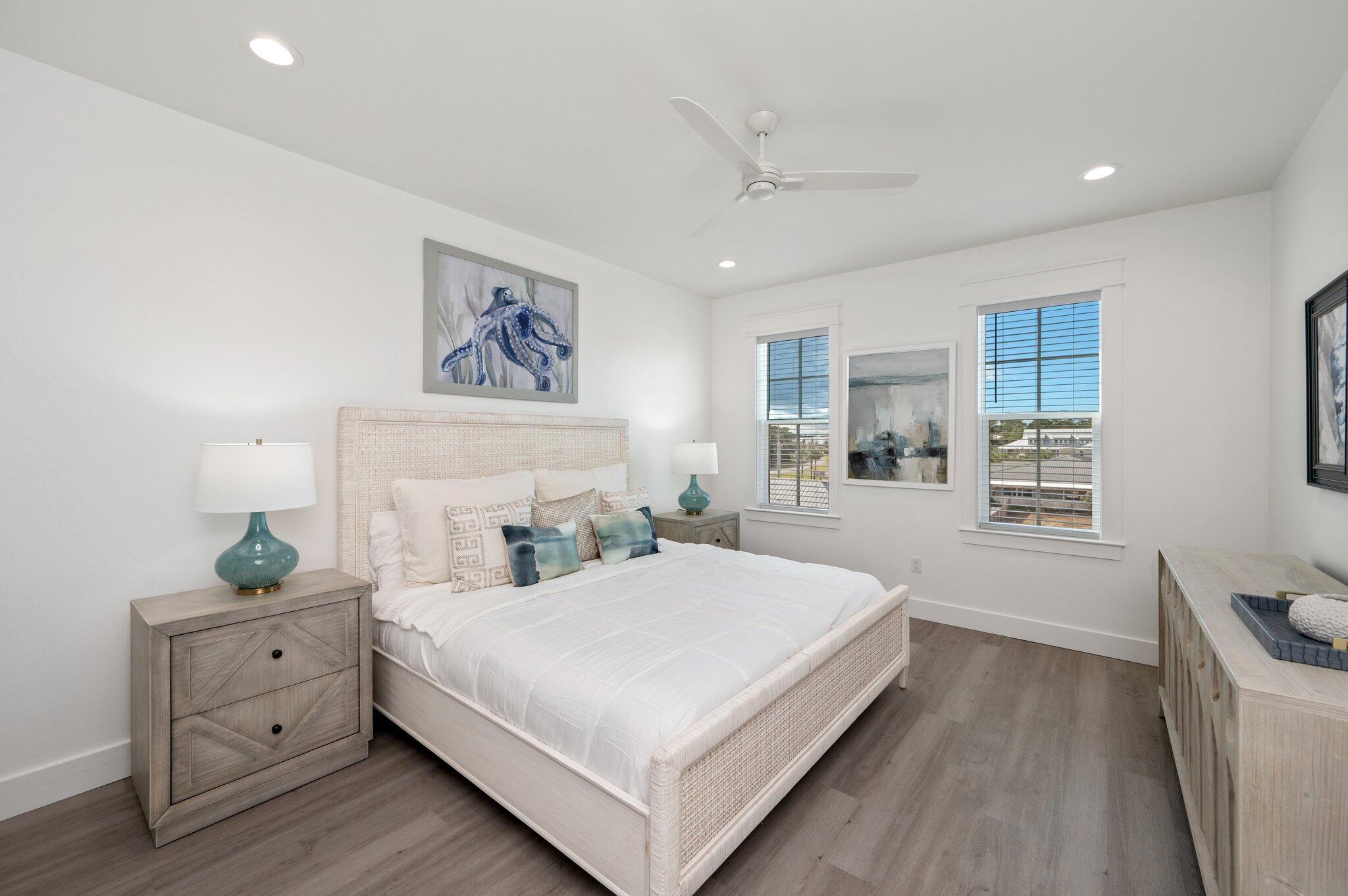 36 North Gulf Drive Santa Rosa Beach, FL 32459 - Photo 85 of 96 a bedroom with a large bed and a window