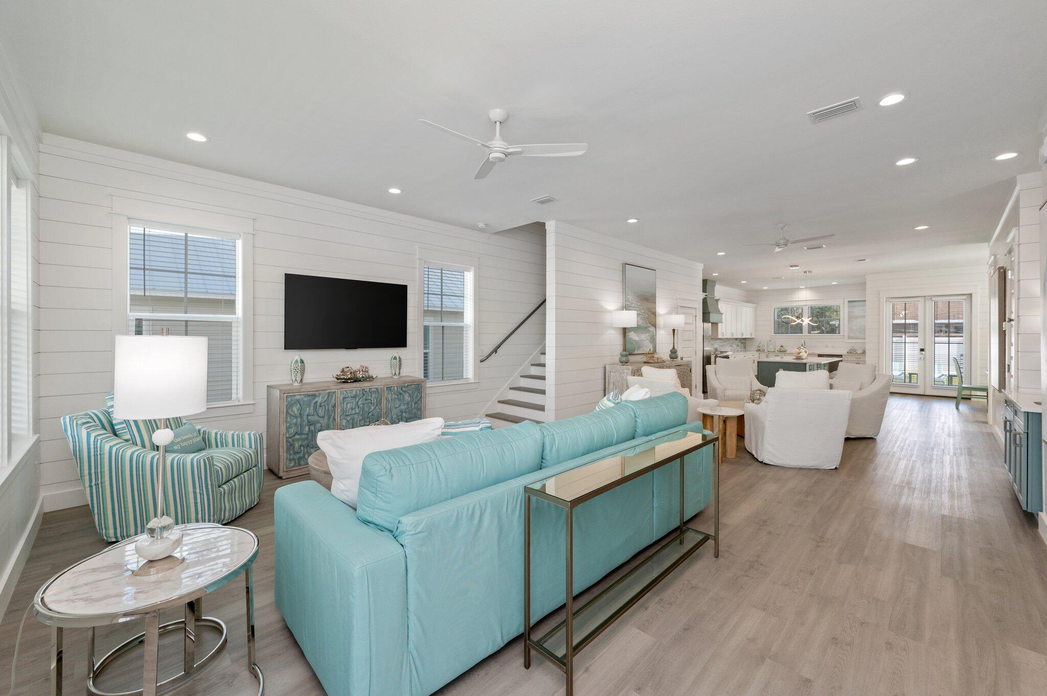 36 North Gulf Drive Santa Rosa Beach, FL 32459 - Photo 10 of 96 a living room with furniture and a flat screen tv