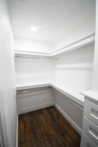 a refrigerator in a kitchen