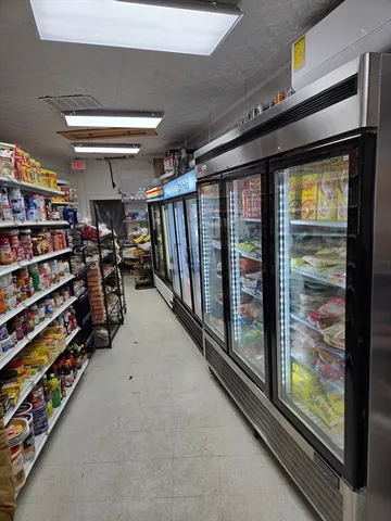 a view of a storage room