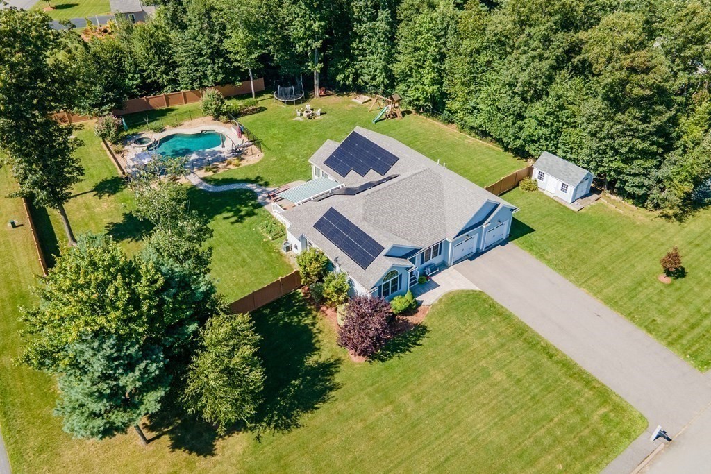 145 Old Farm Way Ayer, MA 01432 - Photo 36 of 39 an aerial view of a house with a yard