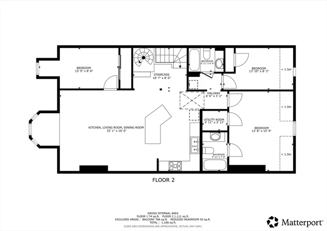 $950,000 | 570 Massachusetts Avenue, Unit 5, Boston, MA 02118