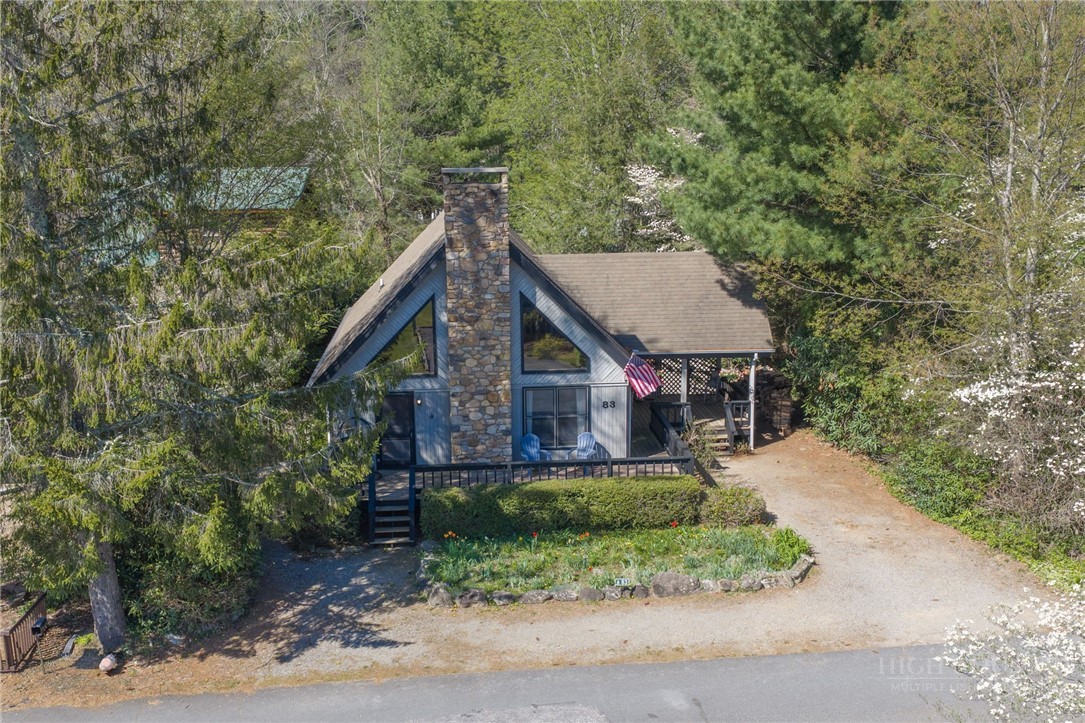 83 Pine Ridge Loop Newland, NC 28657 - Photo 23 of 32 front view of a house with a yard