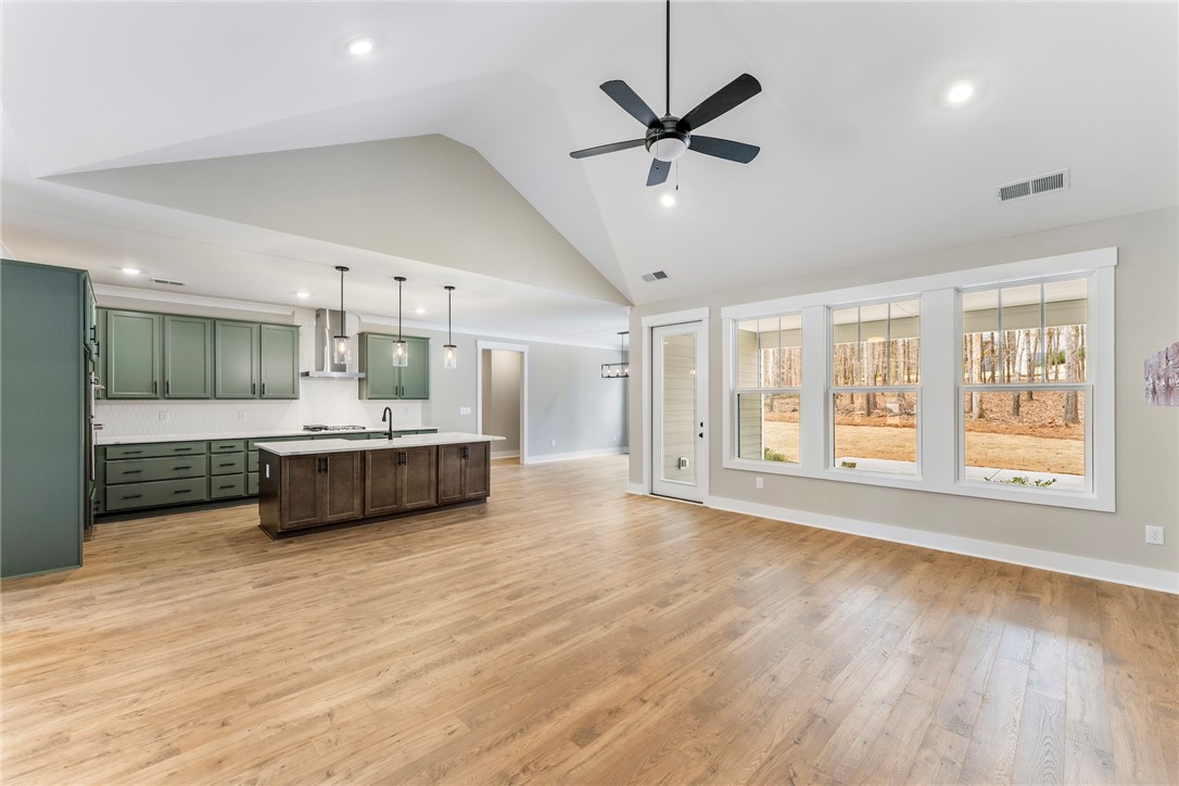 117 Falcon Crest Way Pickens, SC 29671 - Photo 5 of 6 This expansive kitchen and living area features abundant natural light and modern finishes.