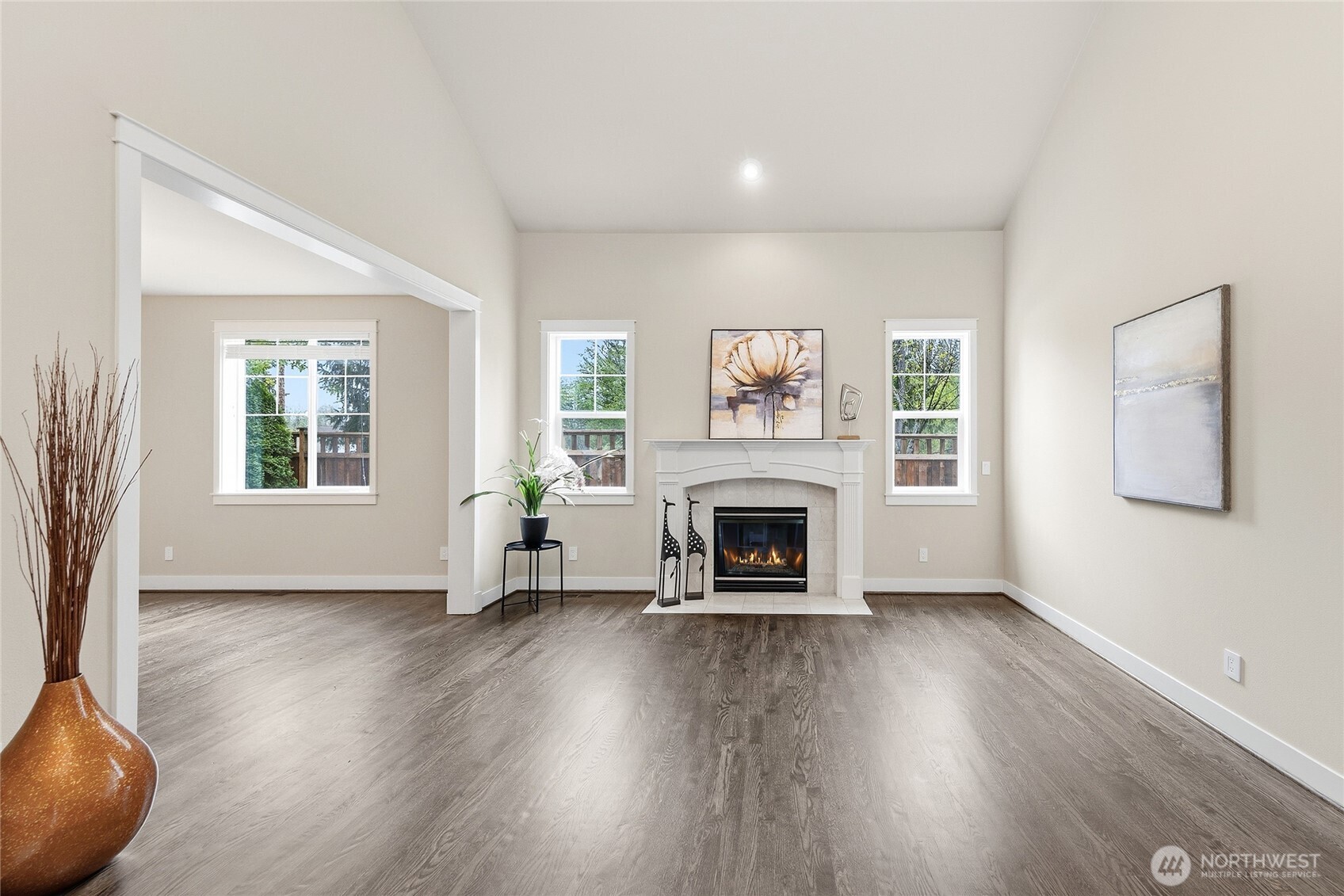 3514 184th Place Southeast Bothell, WA 98012 - Photo 19 of 39 a view of an empty room with wooden floor and a window
