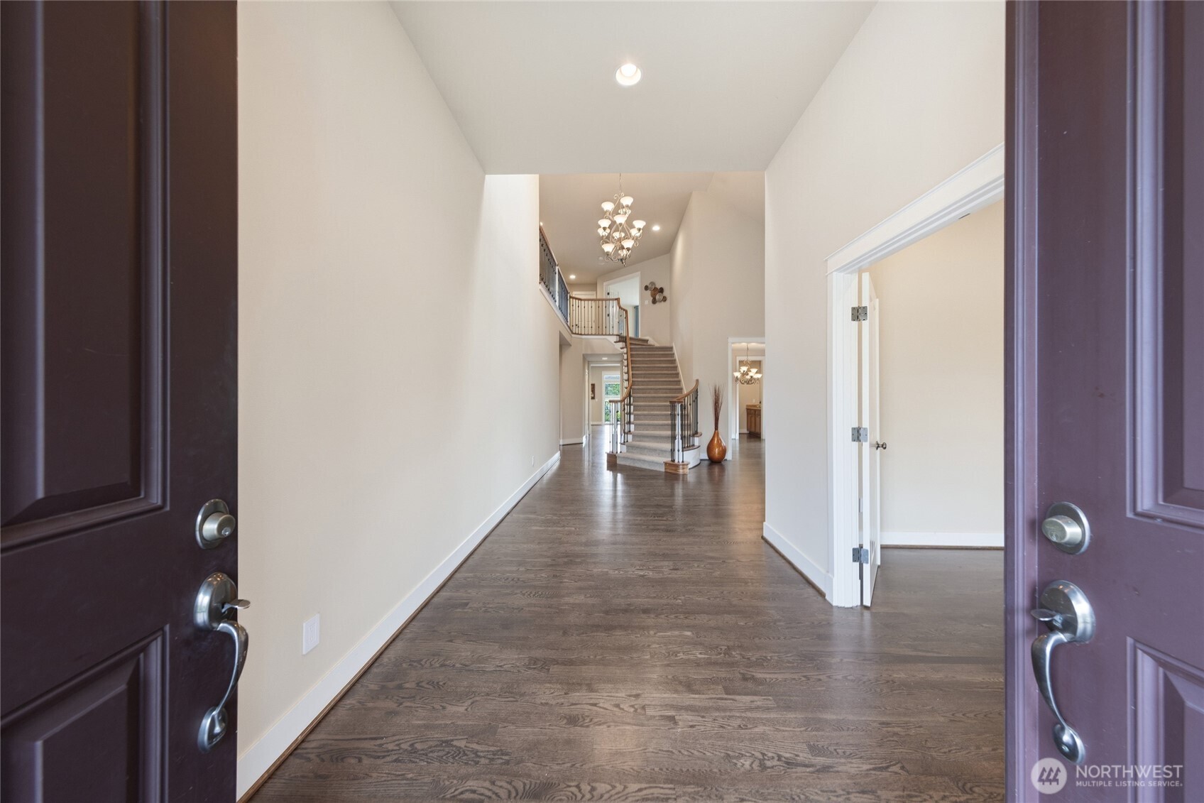 3514 184th Place Southeast Bothell, WA 98012 - Photo 33 of 39 a view of a hallway with wooden floor