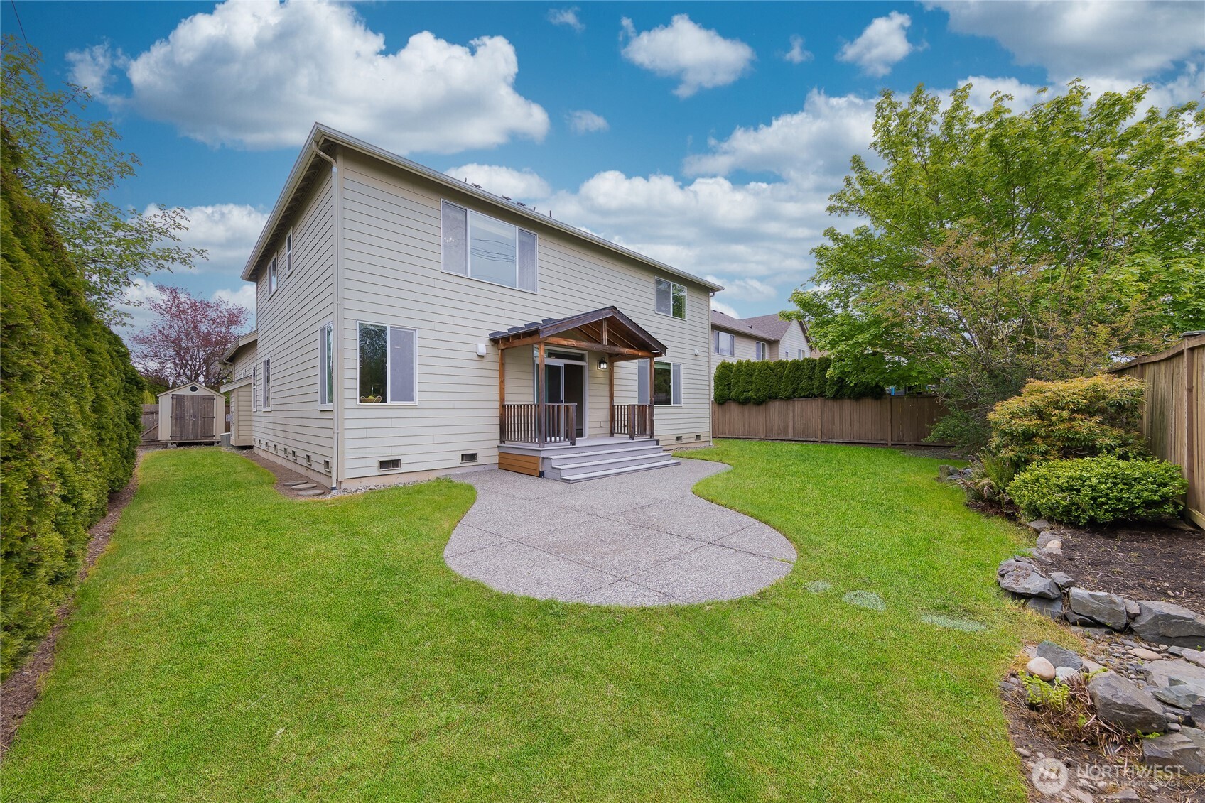 3514 184th Place Southeast Bothell, WA 98012 - Photo 38 of 39 a front view of house with yard and green space
