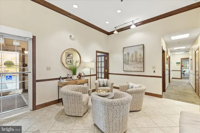 a outdoor space with furniture