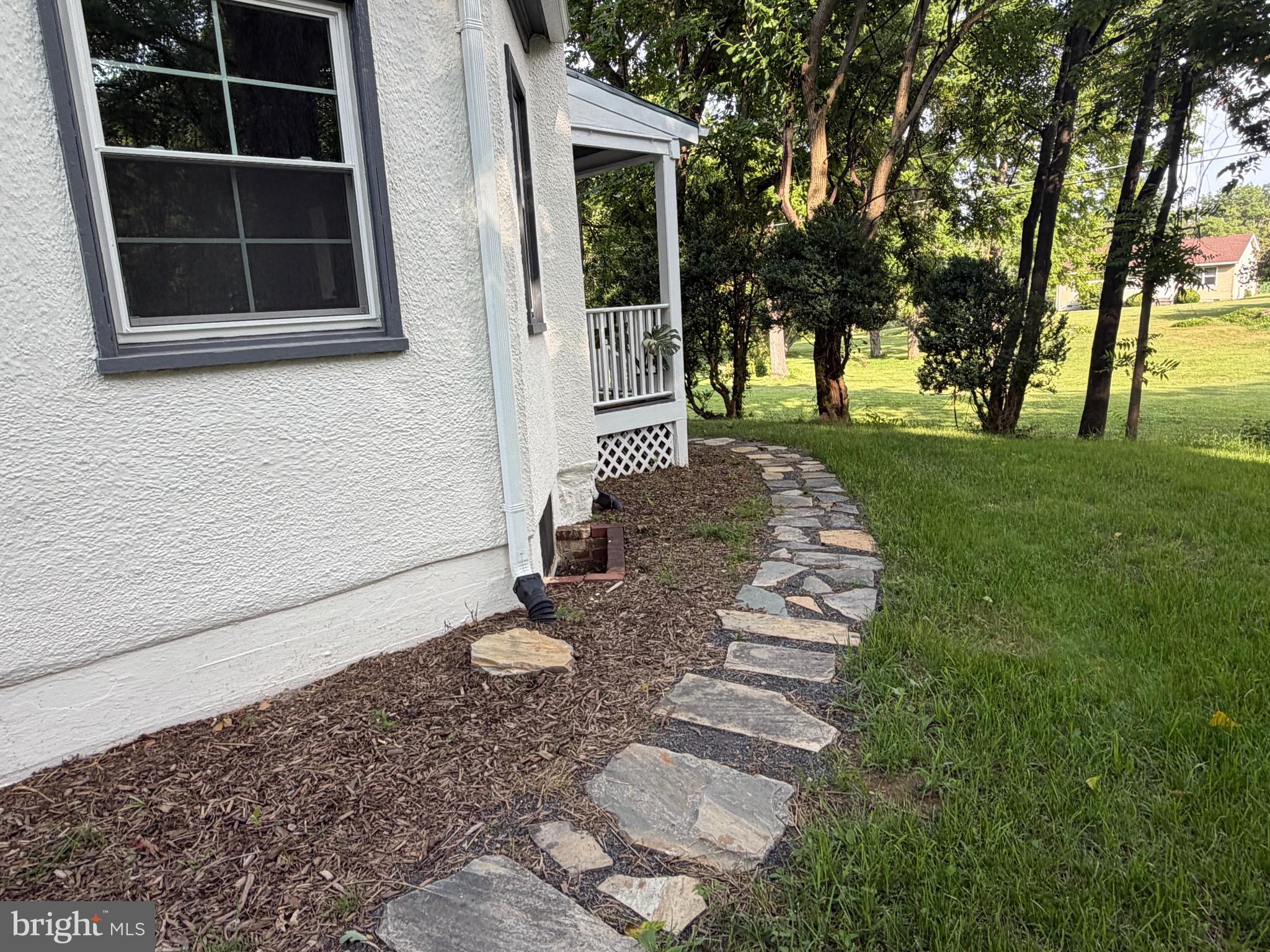 1801 Old Chapel Road Boyce, VA 22620 - Photo 11 of 55 Stone Garden Path to Shady Porch