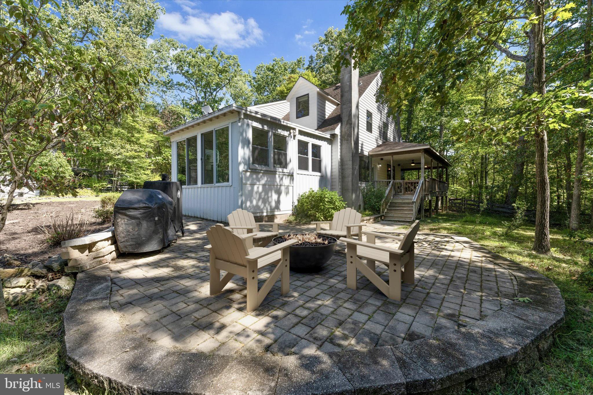 5876 Free State Road Marshall, VA 20115 - Photo 54 of 65 Paver patio (Virtually staged)