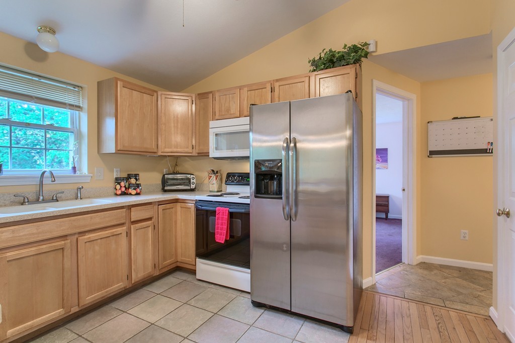 623 New Ipswich Road Ashby, MA 01431 - Photo 14 of 23 a kitchen with stainless steel appliances a refrigerator sink and cabinets