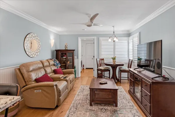 a room with furniture and a window