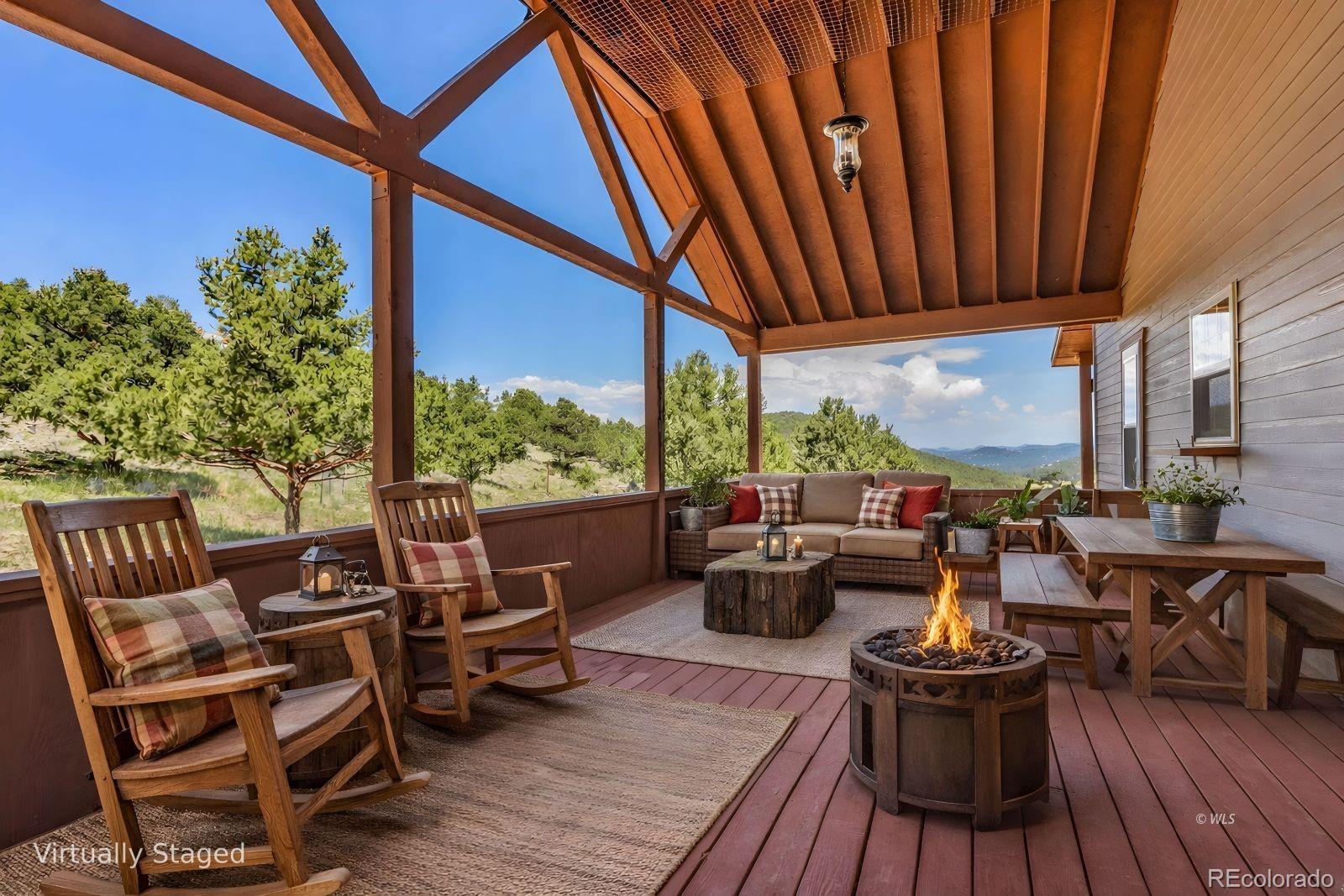 220 Rhonda Road Westcliffe, CO 81252 - Photo 26 of 35 a view of deck with patio