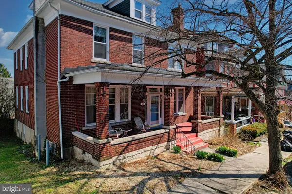 a front view of a house with balcony