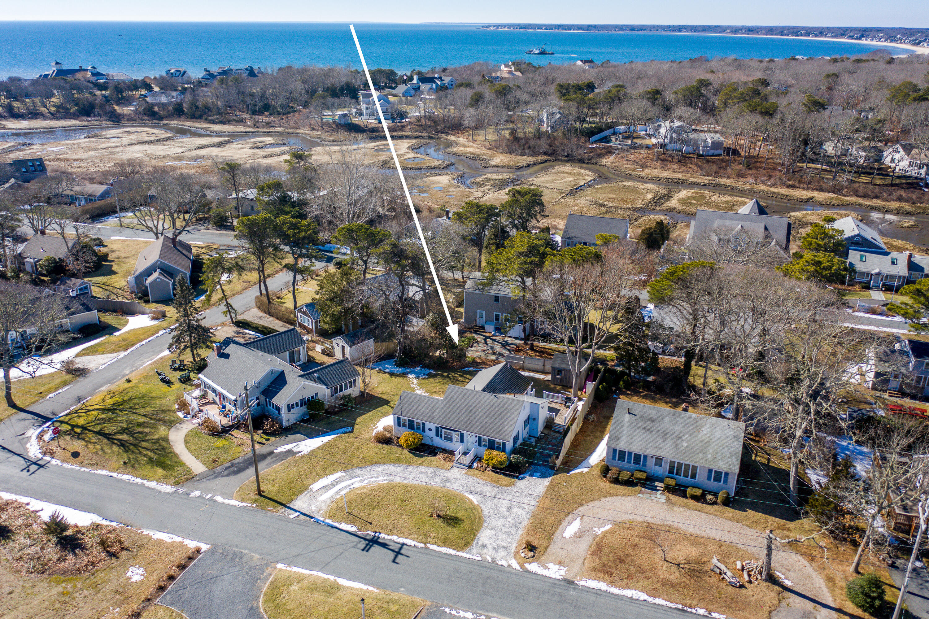 121 Sixth Avenue West Hyannisport, MA 02672 - Photo 23 of 35 an aerial view of multiple house