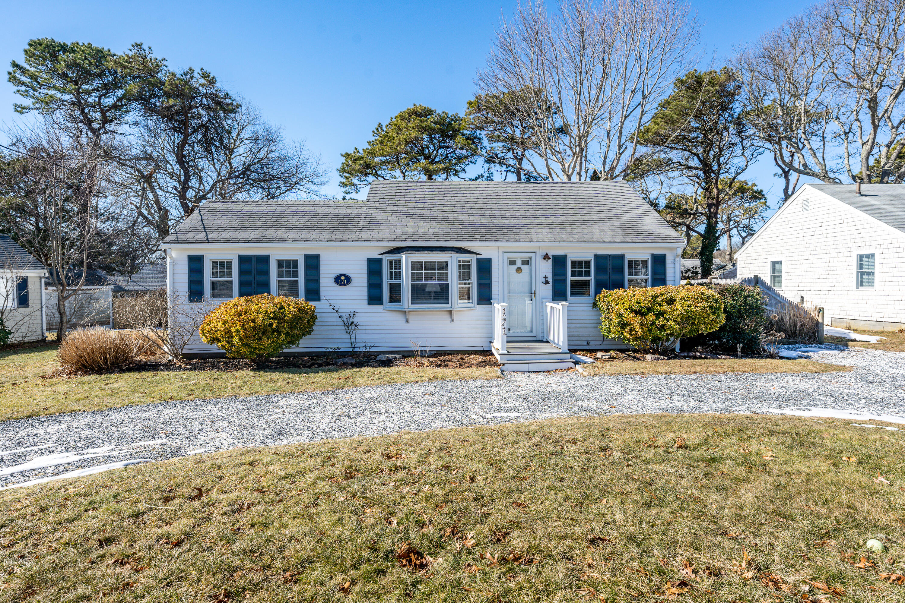 121 Sixth Avenue West Hyannisport, MA 02672 - Photo 28 of 35 a view of a house with a yard and large tree