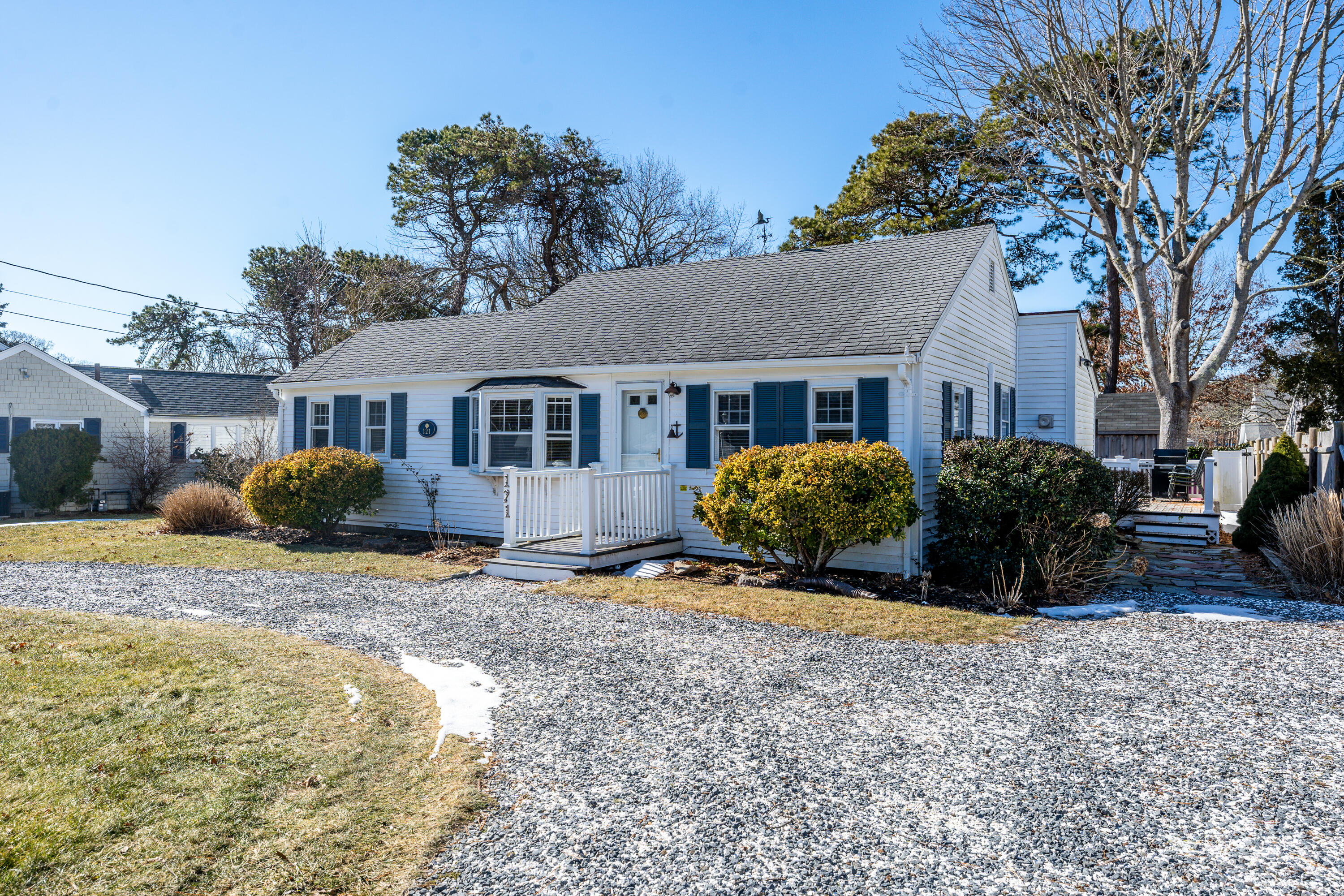 121 Sixth Avenue West Hyannisport, MA 02672 - Photo 29 of 35 a view of a house with backyard and a tree