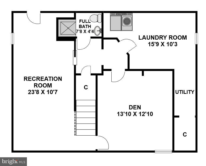 9502 Edgeley Road Bethesda, MD 20814 - Photo 46 of 46 Lower Level