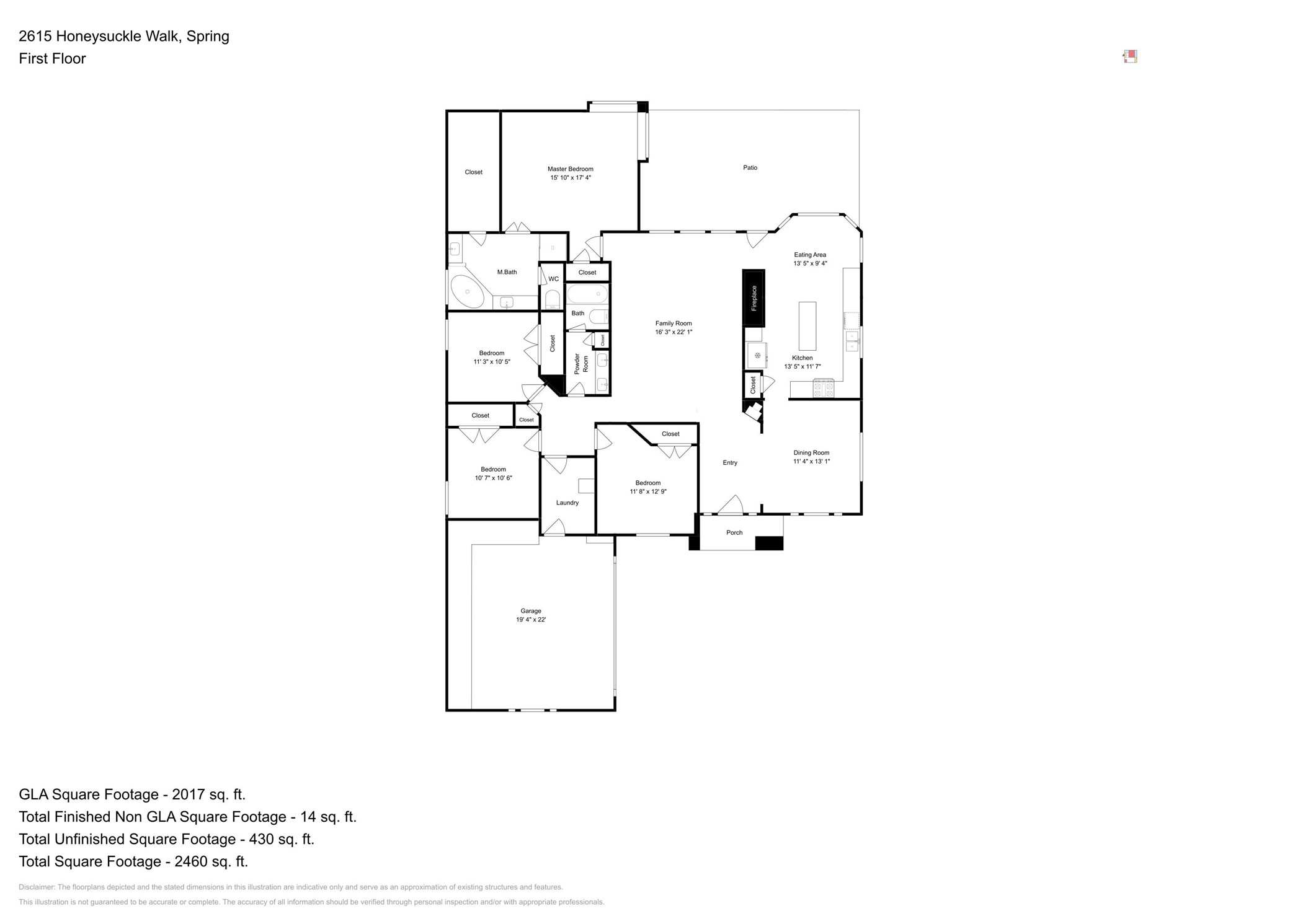 2615 Honeysuckle Walk Spring, TX 77388 - Photo 20 of 20 Gallery Image 20