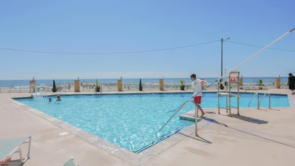 a view of a ocean view with beach