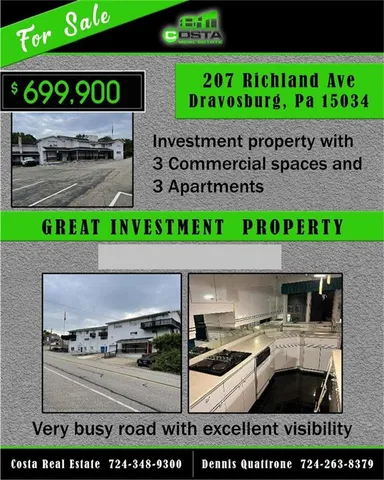 $699,900 | 209 Richland Avenue, Dravosburg, PA 15034