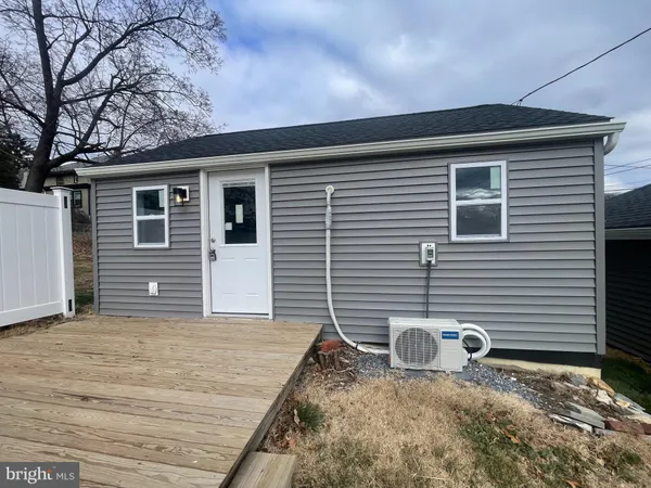 a backyard of a house