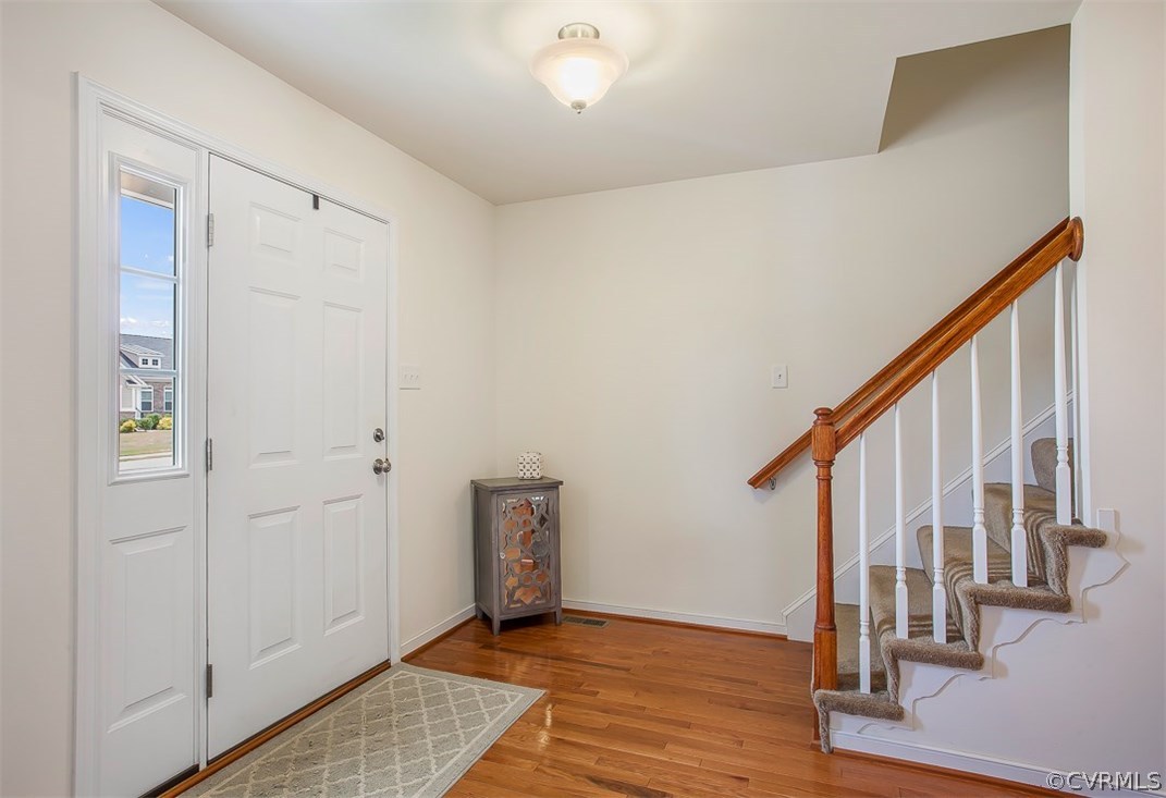 10724 Ethens Mill Road Chester, VA 23831 - Photo 8 of 27 a view of an entryway with wooden floor