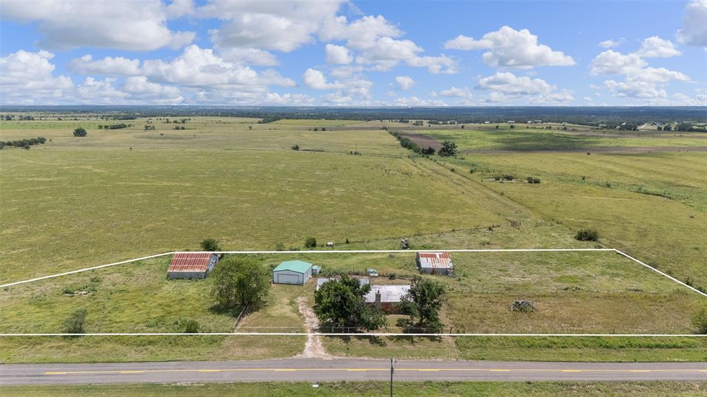 6450 Farm To Market Road 217 Valley Mills, TX 76689 - Photo 12 of 16 Aerial view of sparsely populated area with property boundaries highlighted
