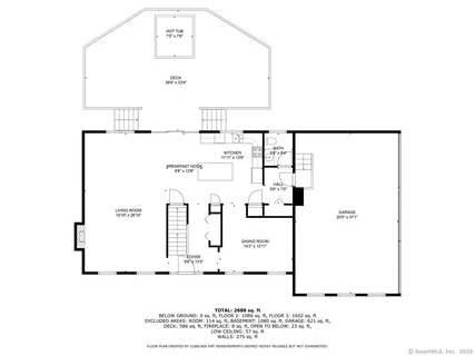 a picture of a floor plan