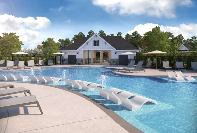 a view of water from the hallway