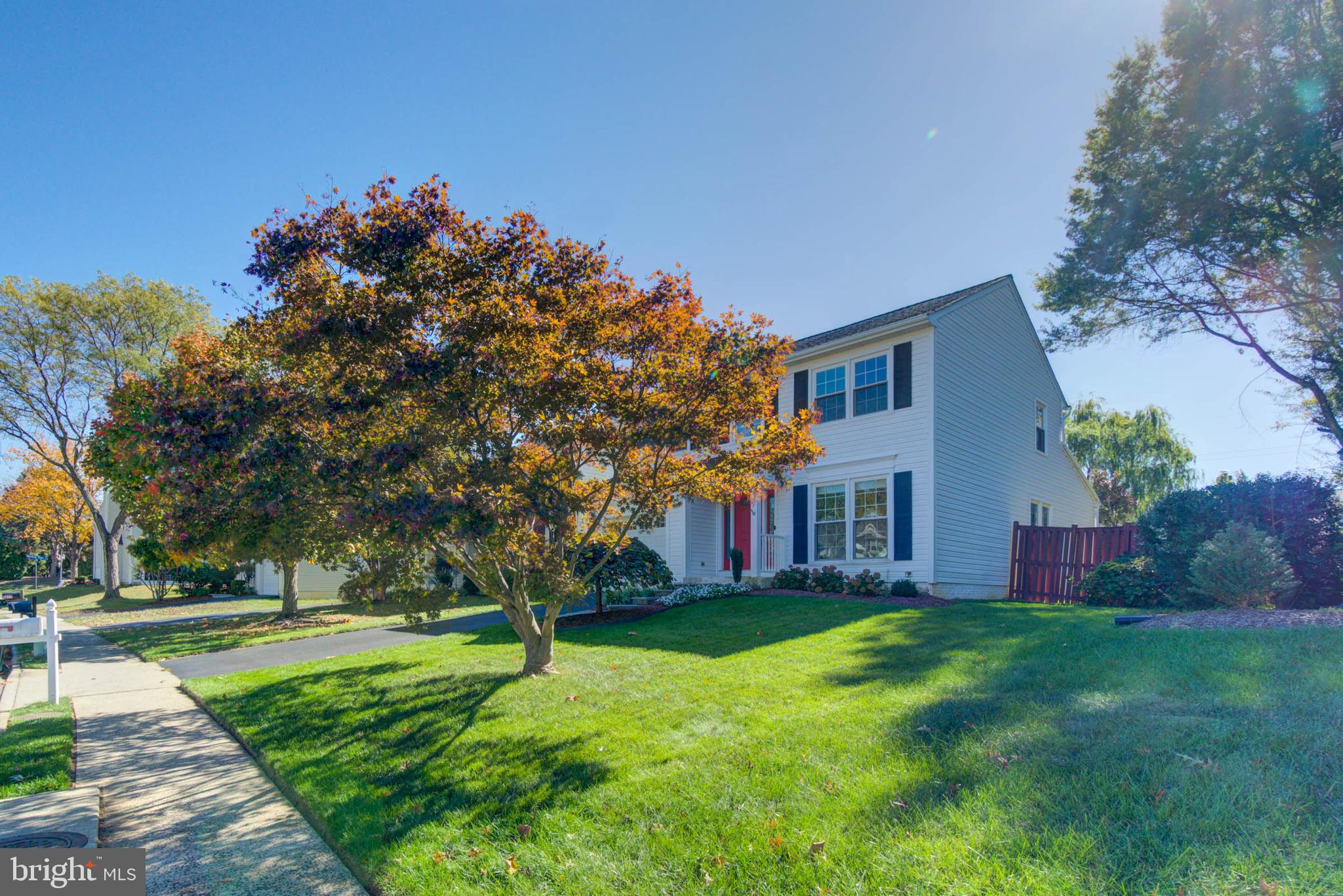 6617 Morning Ride Circle Alexandria, VA 22315 - Photo 5 of 51 a garden with trees in front of it