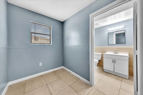 a view of an empty room