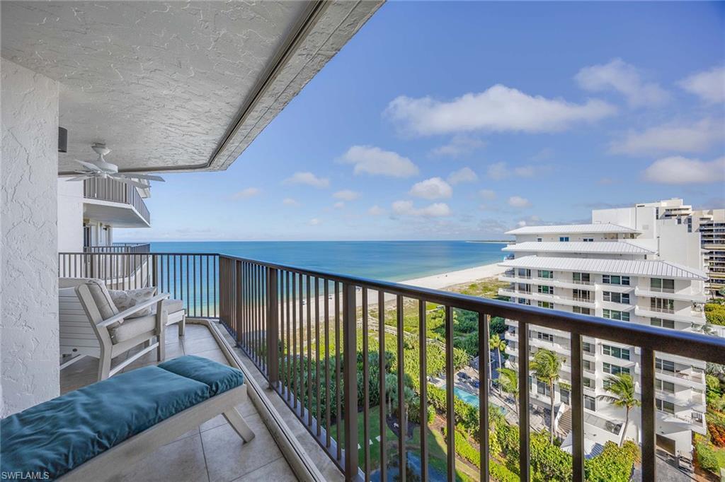 840 South Collier Boulevard, Unit 1104 Marco Island, FL 34145 - Photo 33 of 50 a view of balcony with furniture