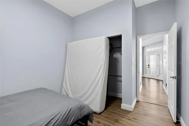 wooden floor in an empty room