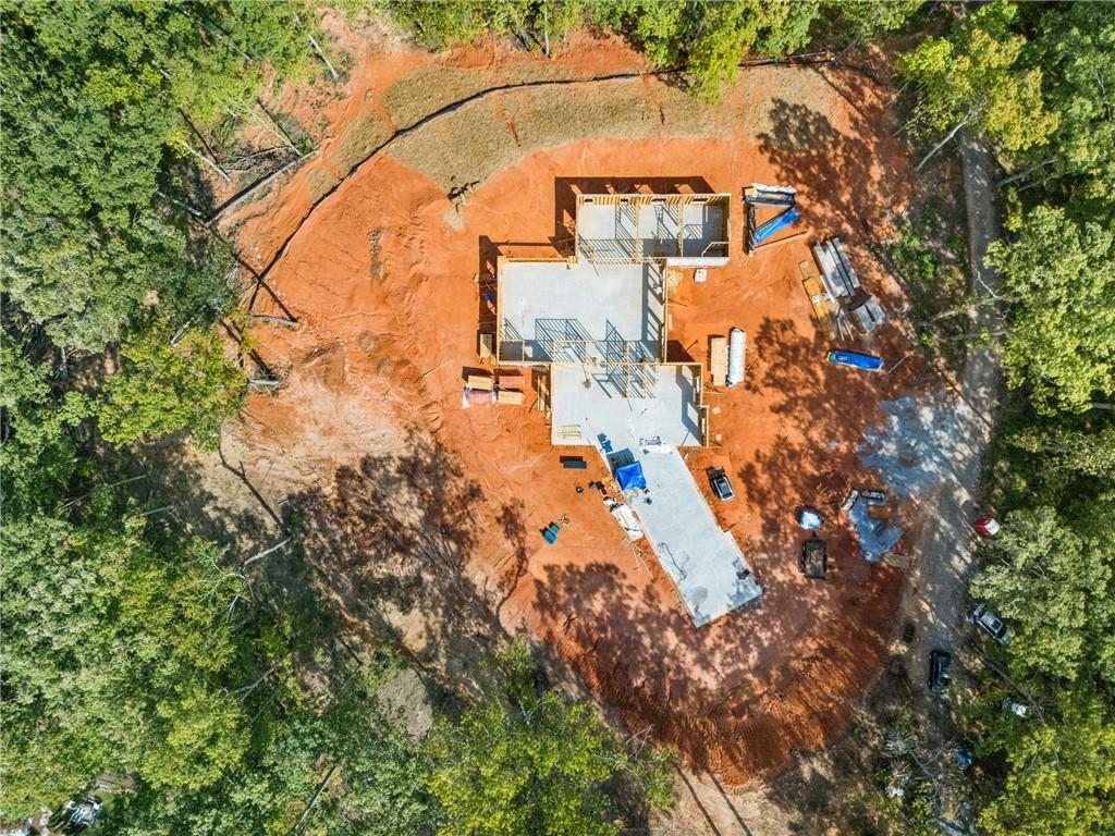 385 River Bend Road Dawsonville, GA 30534 - Photo 30 of 42 an aerial view of residential houses with outdoor space