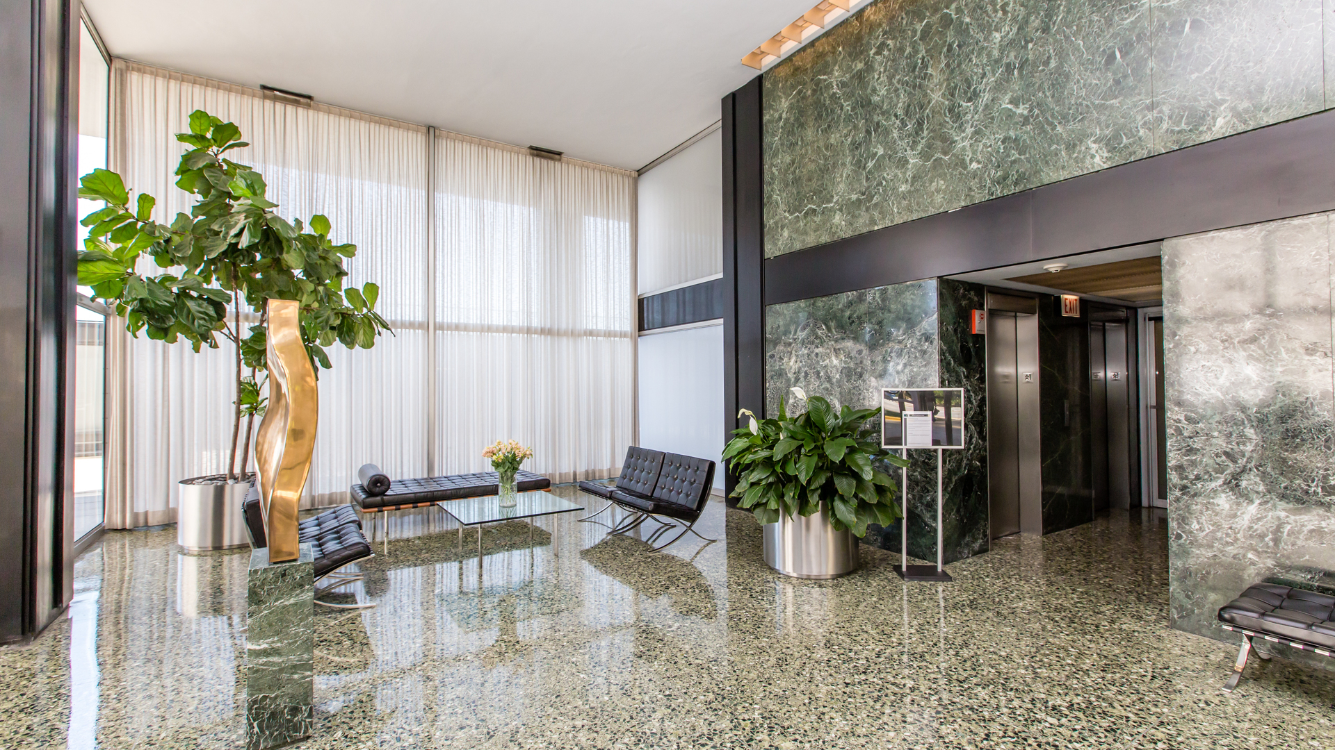 Undisclosed Address Chicago, IL 60611 - Photo 16 of 18 a potted plant sitting in front of a window