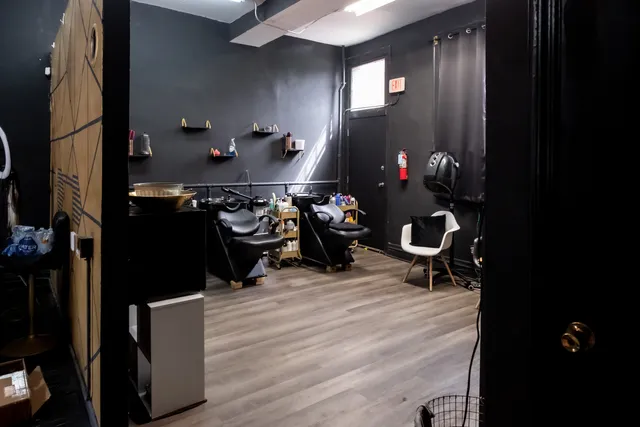 a view of storage and utility room