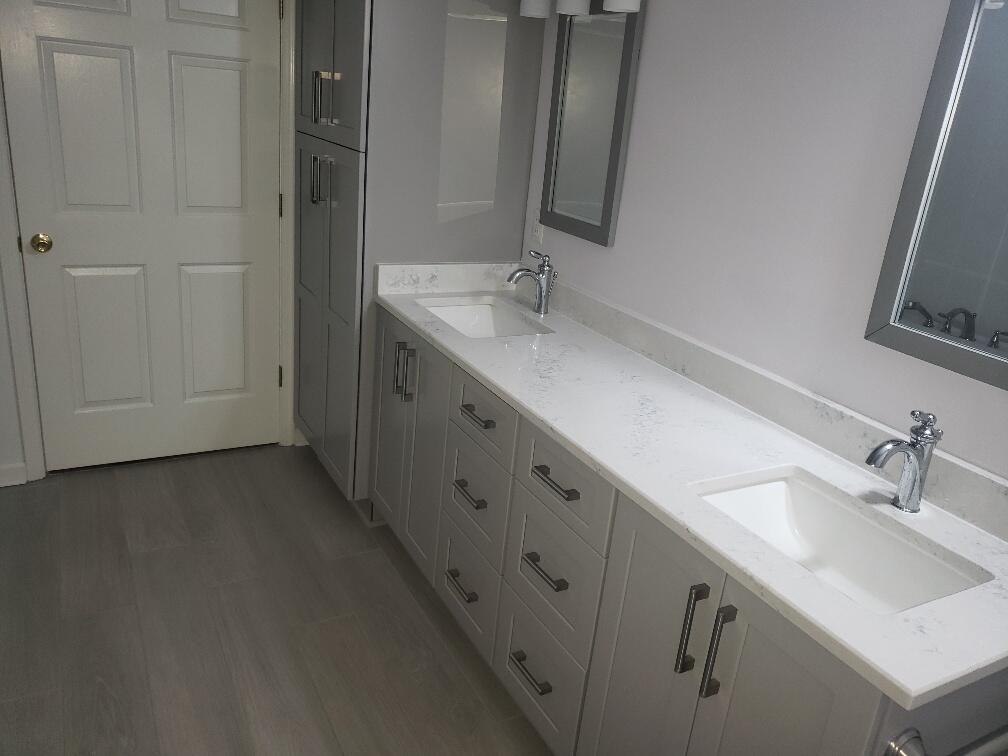 2086 Founding Way Road Bedford, VA 24523 - Photo 21 of 32 a bathroom with a double vanity sink and mirror