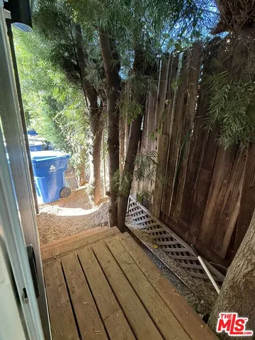 a view of outdoor space and deck