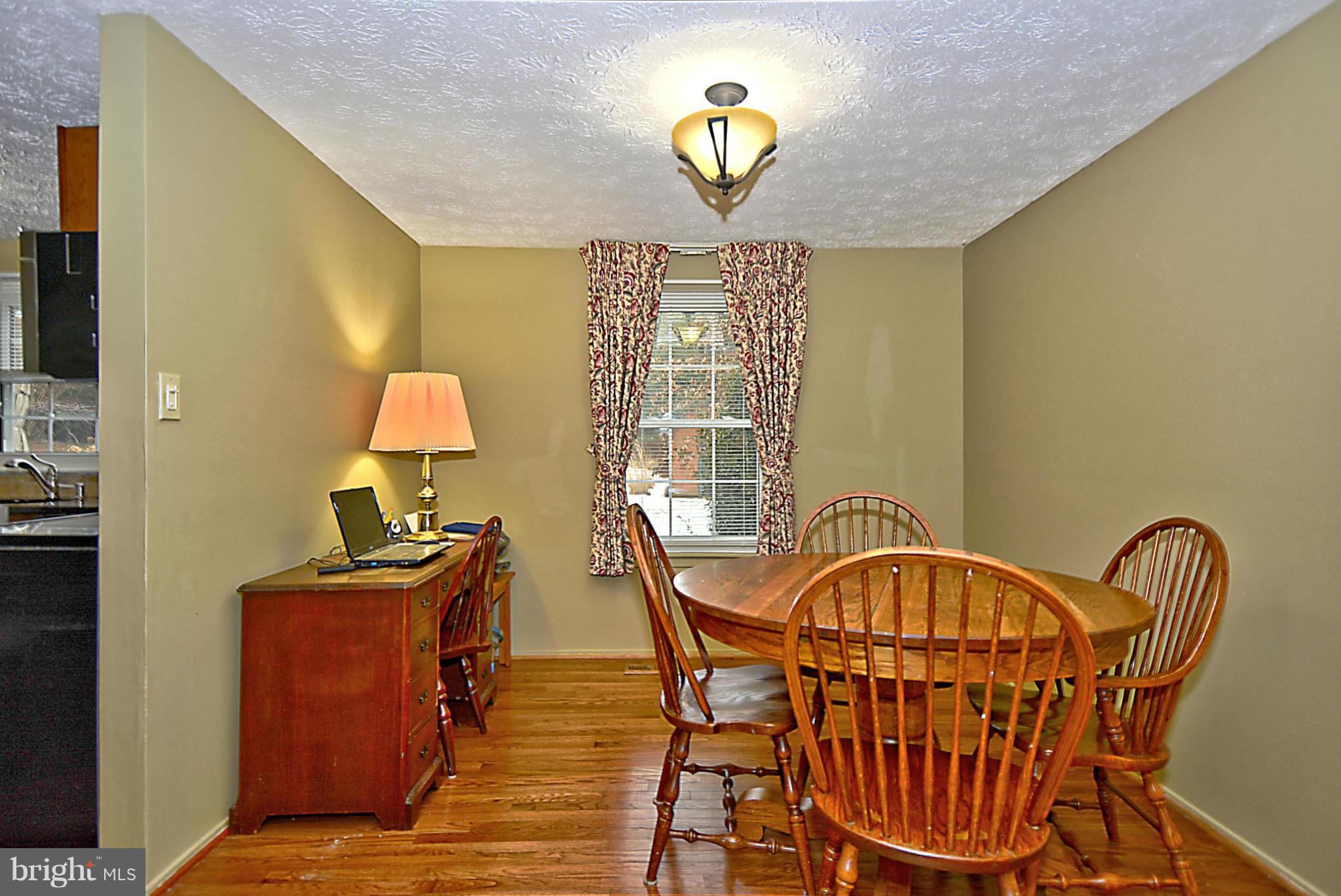 Dining Room w/Hardwood flooring