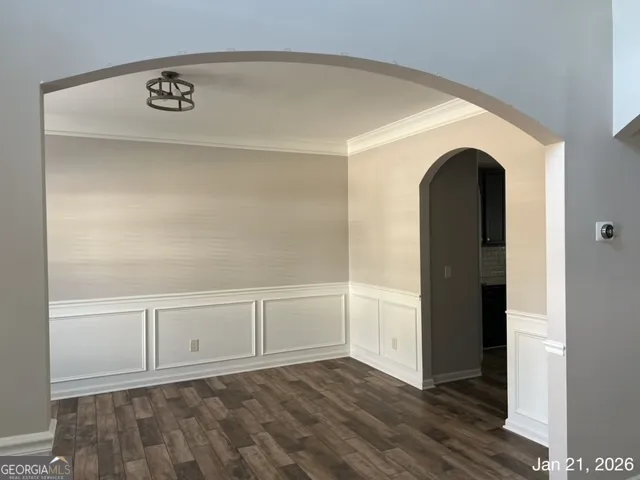 a view of an empty room