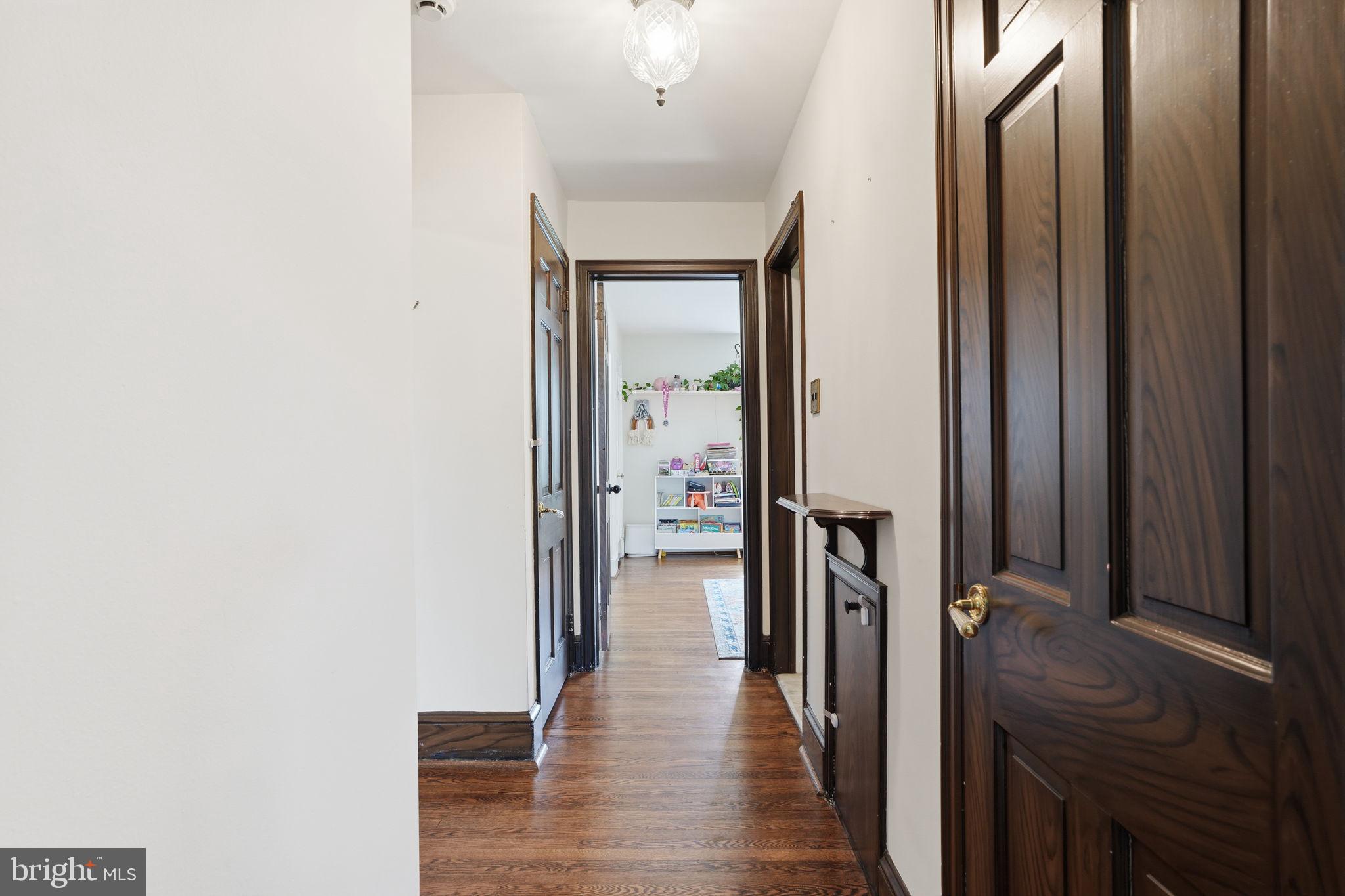 448 Moredon Road Huntingdon Valley, PA 19006 - Photo 22 of 66 a view of hallway with wooden floor