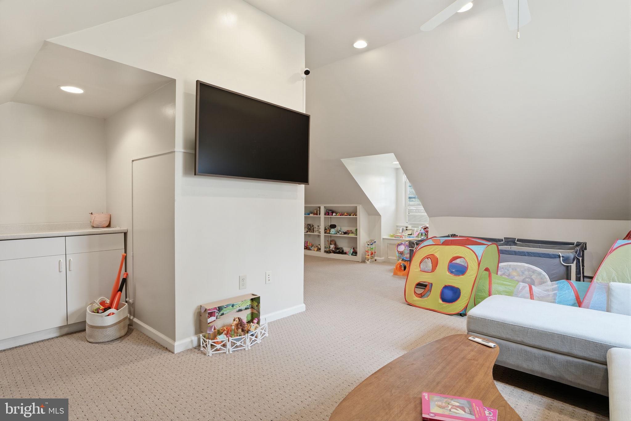 448 Moredon Road Huntingdon Valley, PA 19006 - Photo 31 of 66 a bedroom with furniture and a flat screen tv